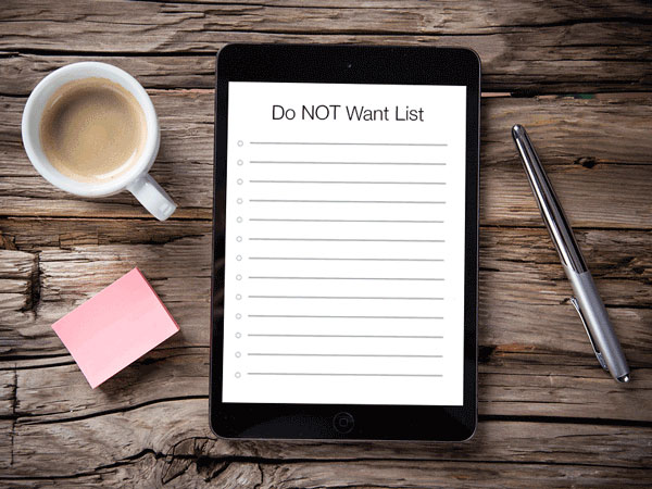 Identifying Your “Do NOT Want” List For The Perfect Home